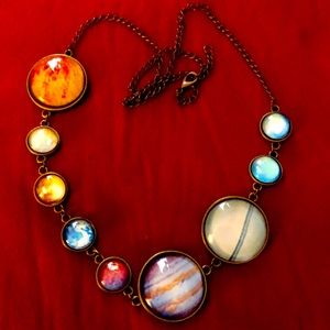 🦇Solar System Planets Necklace